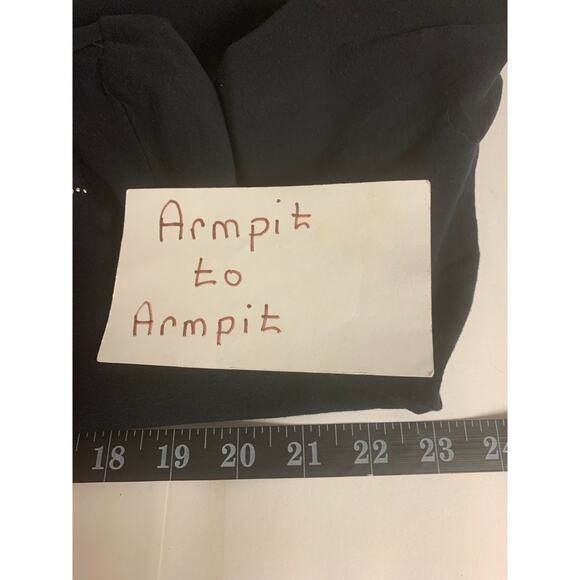 Quaker Factory Blouse Holiday Angel & Snowflake Sequins Causal 90s Womens Size L - Picture 6 of 9